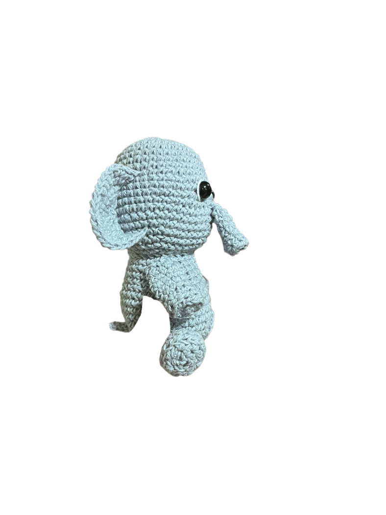 Elefante 14 cm , Amigurumi