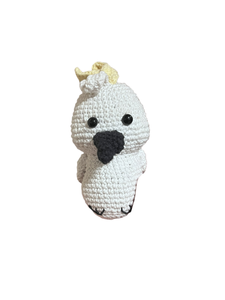 Ave Blanca 13 cm , Amigurumi