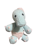 Dinosaurio 30 cm verde peluche. Amigurumi