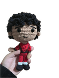 Michael Jackson 22cm, triller. Amigurumi