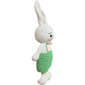 Conejo Jardinera verde 32 cm, Amigurumi