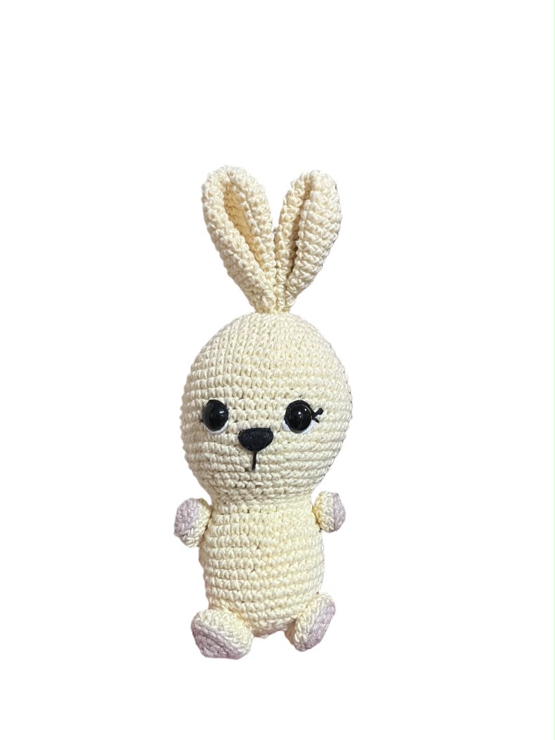 Coneja Amarilla 21 cm, Amigurumi